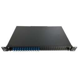 Fibre patch panel 19" 1U with