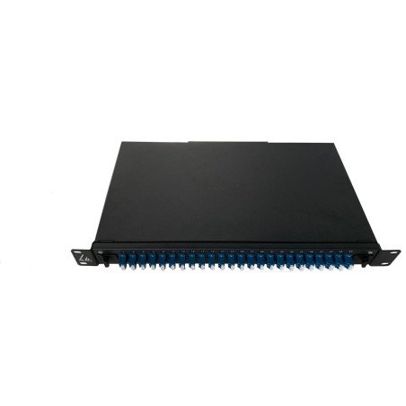 Fibre patch panel 19" 1U with