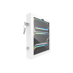iPad Pro M4 13IN (2024) Apex Enclosure Swing Wall Mount Whit | APLIUM