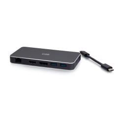 C2G USB-C 7-in-1 Dual Display MST Docking Station with HDMI, | APLIUM