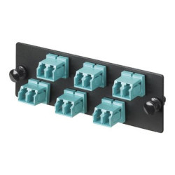 Fiber Adapter Panel OM4 6 LCD Aqua