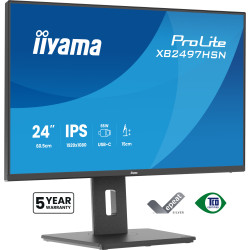 XB2497HSN-B1 24" FHD+USB-C Dock+LAN