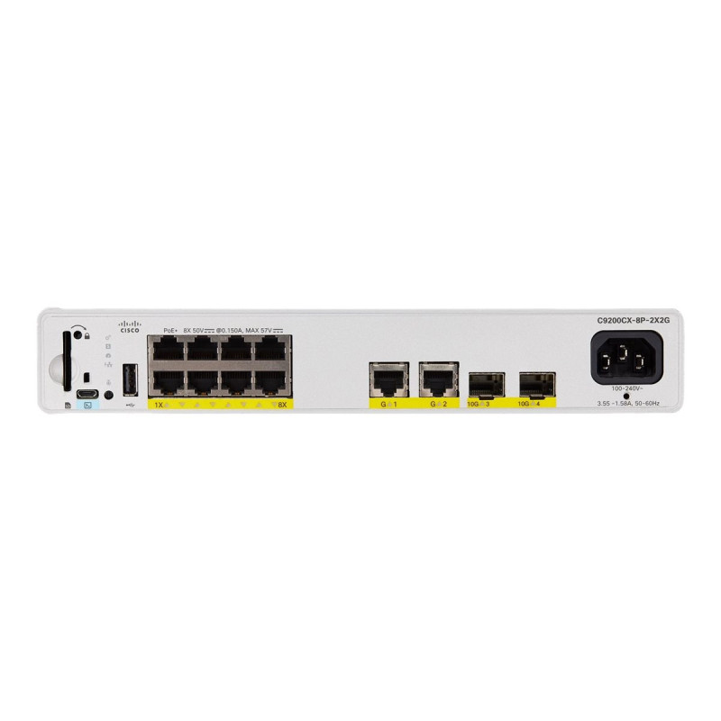 C9200CX-8P2X2GE-RF - Cisco Catalyst 9200CX - Network | APLIUM