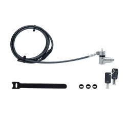 3-IN-1 Universal Laptop Lock - 6.6FT Master Keyed Security C | APLIUM