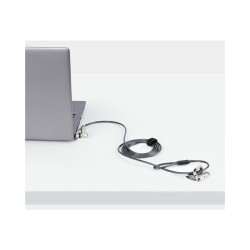 3-IN-1 Universal Laptop Lock - 6.6FT Master Keyed Security C | APLIUM