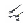 Rugged USB Multi Charging Cable USB To LIGHTNING/MICRO-USB/T | APLIUM