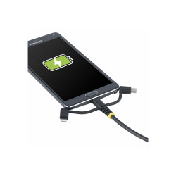 Rugged USB Multi Charging Cable USB To LIGHTNING/MICRO-USB/T | APLIUM