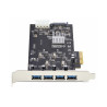 StarTech.com P5Q4A-USB-CARD - Startech Tarjeta PCIe 4 | APLIUM