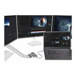 StarTech.com Hub MST USB-C a DisplayPort 1.4 Triple 4K 60Hz | APLIUM
