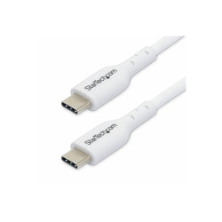2M White Usb-c Charging Cable 60W Power Delivery M/M Type-c | APLIUM