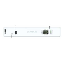 Sophos XGS 108 - 2ª gen. - aparato de seguridad - 2.5GbE, 1GbE - escri