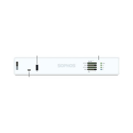 Sophos XGS 108 - 2ª gen. - aparato de seguridad - 2.5GbE, 1GbE - escri