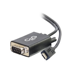 C2G USB C to DB9 Serial Adapter Cable - USB C 2.0 - M/M - Cable USB /