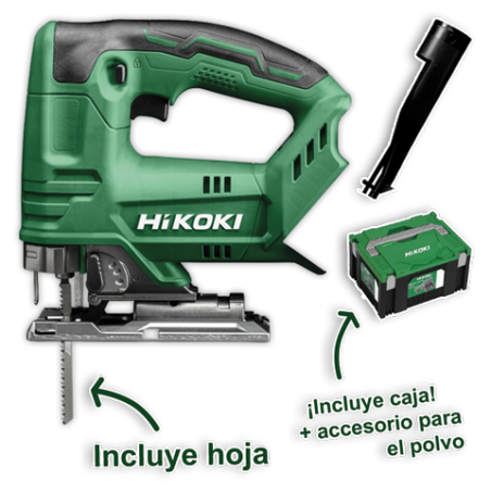 Sierra calar a bateria HIKOKI CJ18DAW2Z