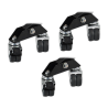 Juego 3 adaptadores de 2 ruedas dobles