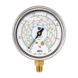 Manometro de Baja Ø 80 mm con Glicerina