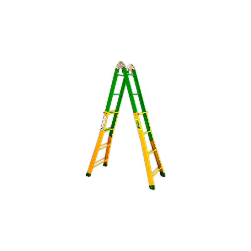 Escalera telescopica PLABELL ACERO 4+4