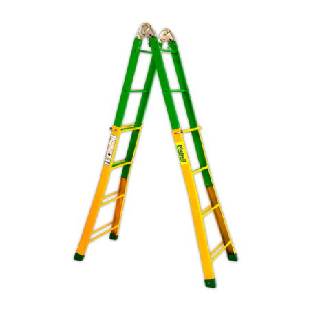 Escalera telescopica PLABELL ACERO 4+4