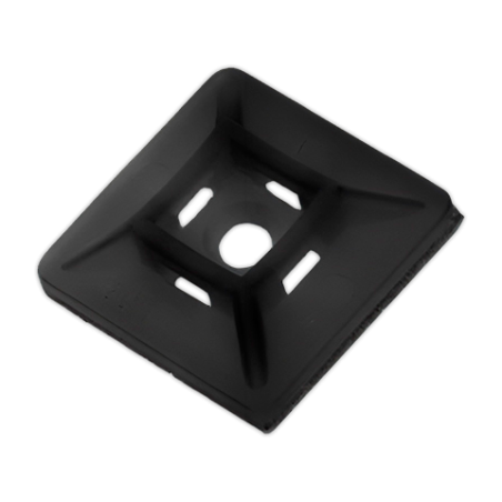 Base adhesiva para brida 4,8 - Negra