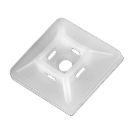 Base adhesiva para brida 3,6 - Blanca