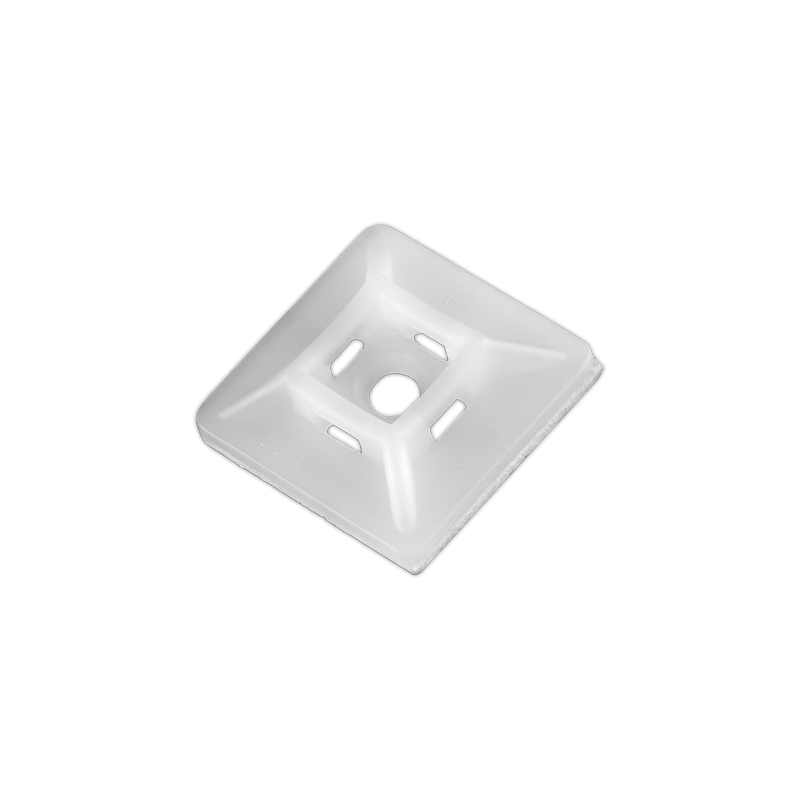Base adhesiva para brida 4,8 - Blanca