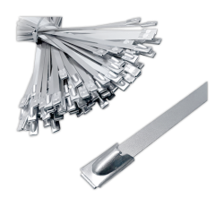 Brida inoxidable W4 4,6 x 300 mm