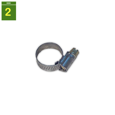 Abrazadera de cremallera inox 12/22 mm