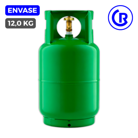 Envase 12 kg gas refrigerante vacio