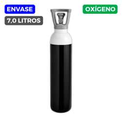 Envase 7 l oxigeno vacio