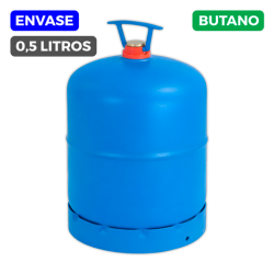 Envase 0,5 l gas butano vacio