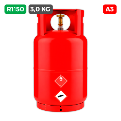Carga gas refrigerante 3 kg R-1150