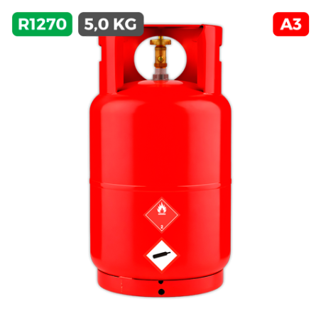 Carga gas refrigerante 5 kg R-1270