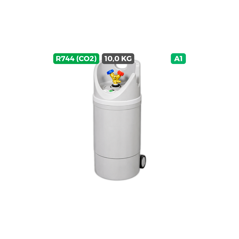 Carga gas refrigerante 10 kg R-744 (CO2)