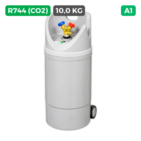 Carga gas refrigerante 10 kg R-744 (CO2)