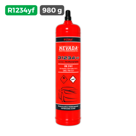Carga gas refrigerante 950 g R-1234yf