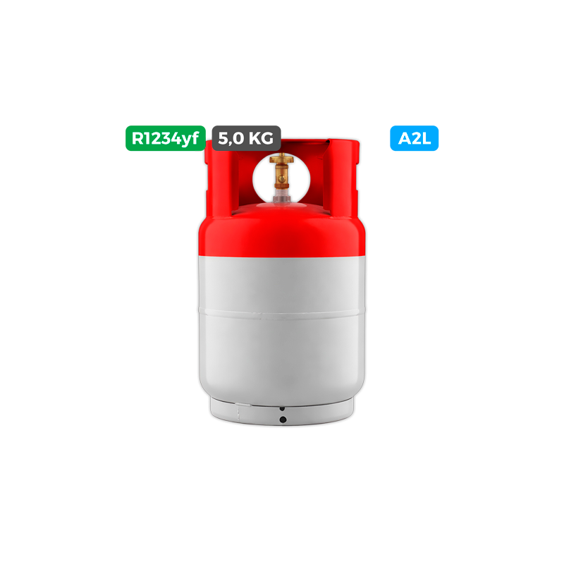 Carga gas refrigerante 5 kg R-1234yf