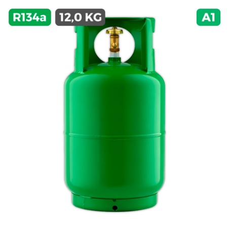Carga gas refrigerante 12 kg R-134a