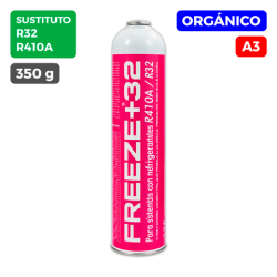 Carga gas refrigerante 350 g FREEZE+32