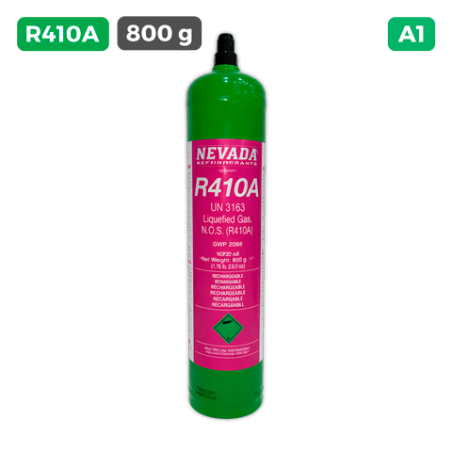 Carga gas refrigerante 800 g R-410A