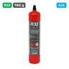 Carga gas refrigerante 780 g R-32