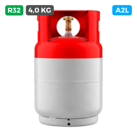 Carga gas refrigerante 4 kg R-32