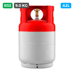 Carga gas refrigerante 9 kg R-32