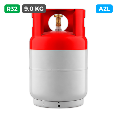Carga gas refrigerante 9 kg R-32
