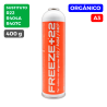 Carga gas refrigerante 400 g FREEZE+22