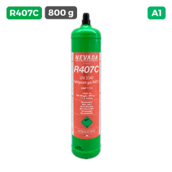 Carga gas refrigerante 850 g R-407C