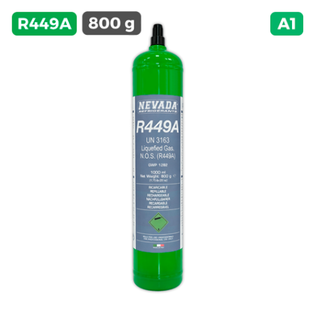 Carga gas refrigerante 800 g R-449A