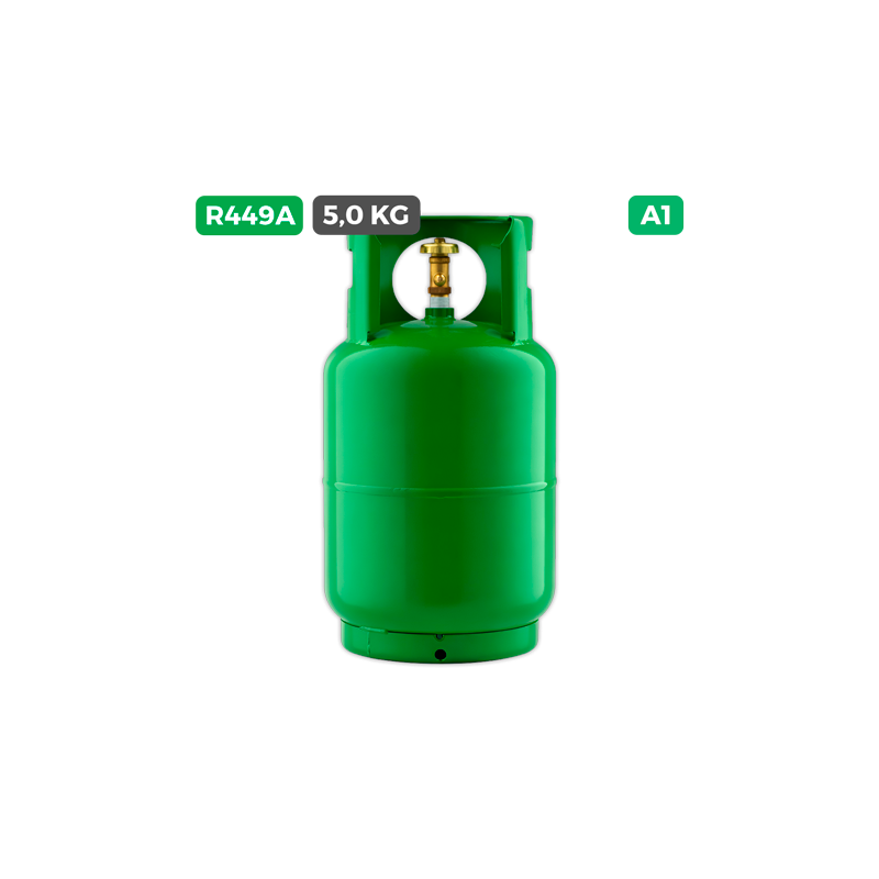 Carga gas refrigerante 5 kg R-449A