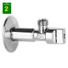 Valvula de Escuadra para Grifo 1/2¨