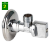 Valvula de Escuadra para Grifo 1/2¨