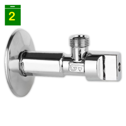 Valvula de Escuadra para Grifo 1/2¨